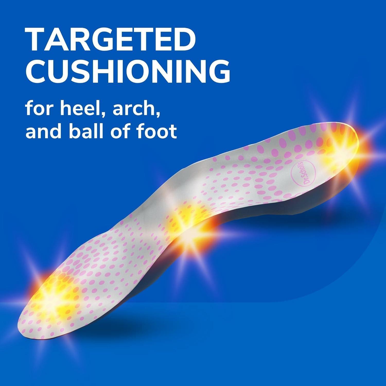 Dr. Scholl\'s Dr. Scholl\'s Work All-Day Superior Comfort Insoles for Men (1 Pair) & Dr. Scholl\'s Tri-Comfort Insoles for Women (Size 6-11, 1 Pair)