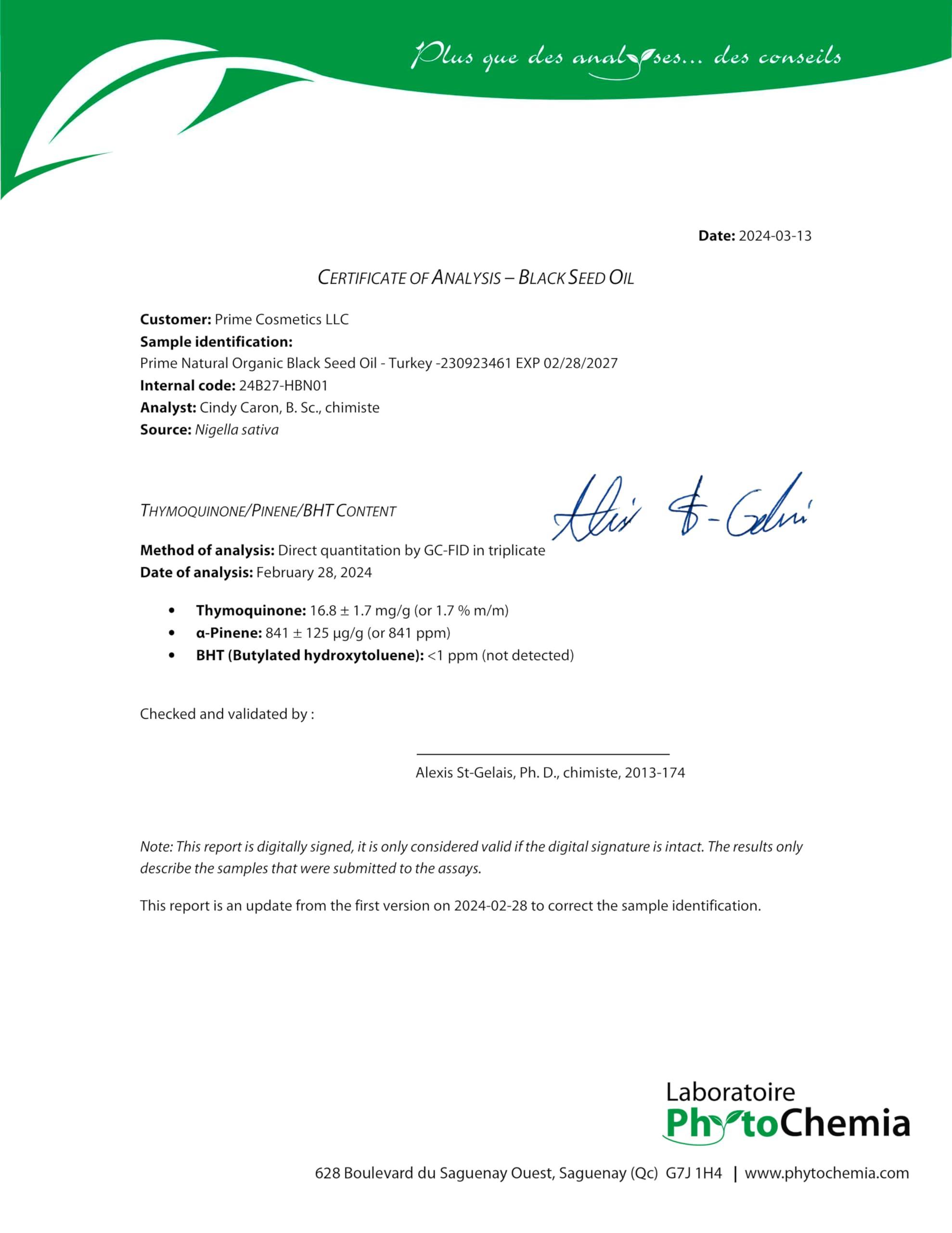 PRIME NATURAL Organic Black Seed Oil 16oz - Cold Pressed Unrefined High Thymoquinone 1.7% USDA Certified - Turkish Origin Potent Nigella Sativa Liquid - Vegan Omega 3 6 9, Antioxidant Immune Boost Joints Skin Hair