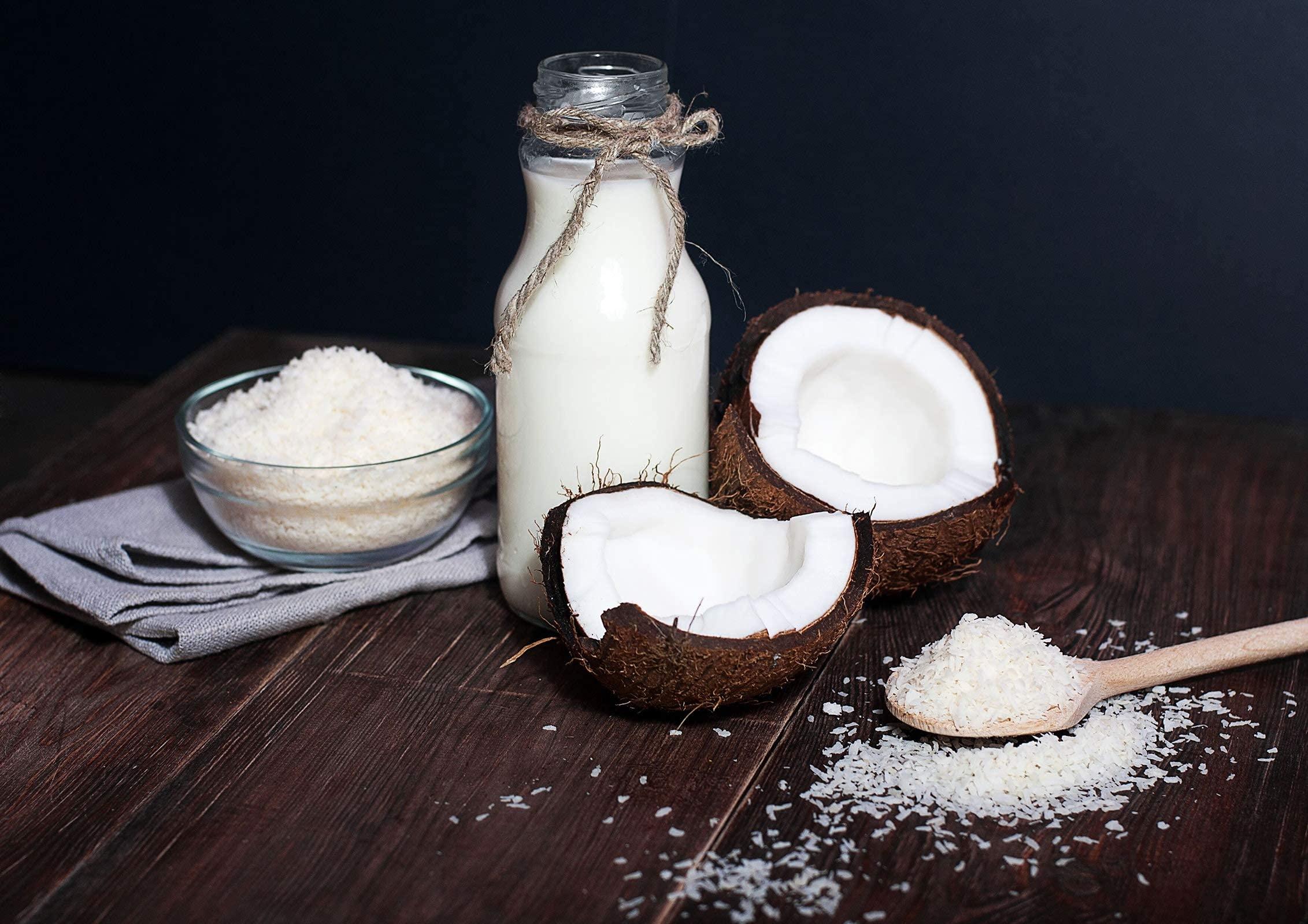 Food to Live Food to Live Organic Shredded Coconut, 10 Pounds Non-GMO, Unsweetened Flakes, Desiccated, Medium Shreds, Kosher, Vegan, Bulk. No Sulfites Added. Rich in Dietary Fiber. For Baking, as a Topping.