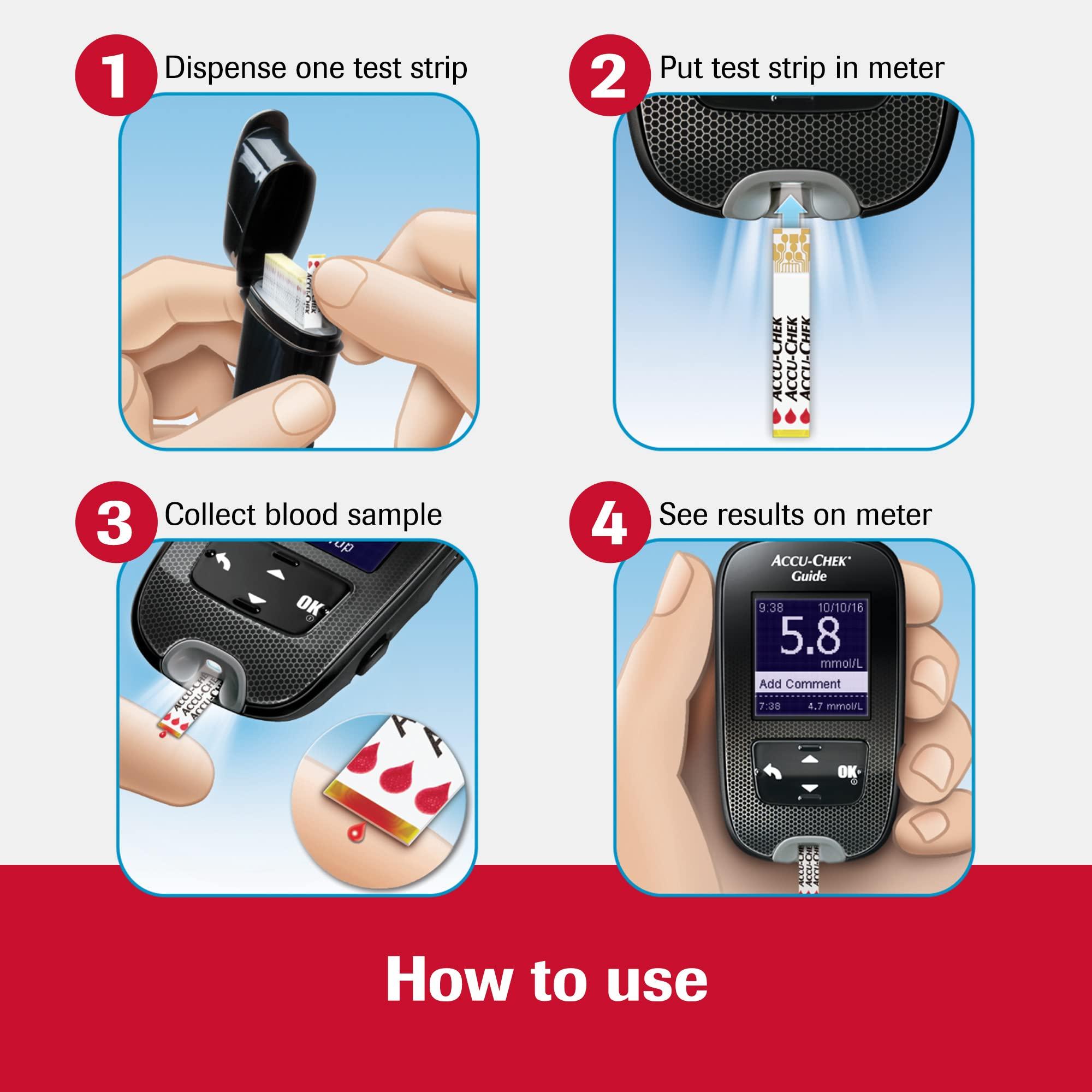 Accu-Chek Accu-Chek Guide Diabetes Meter for Diabetic Blood Glucose Monitoring (Meter Only)