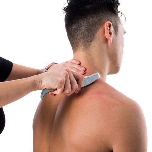 FASCIQ FASCIQ | IASTM Massage Tool Mustache | Instrument Assisted Soft Tissue Release and Mobilization | Surgical Stainless Steel | Required for Myofascial, Soft, Scar and Deep Tissue Massages and Scraping