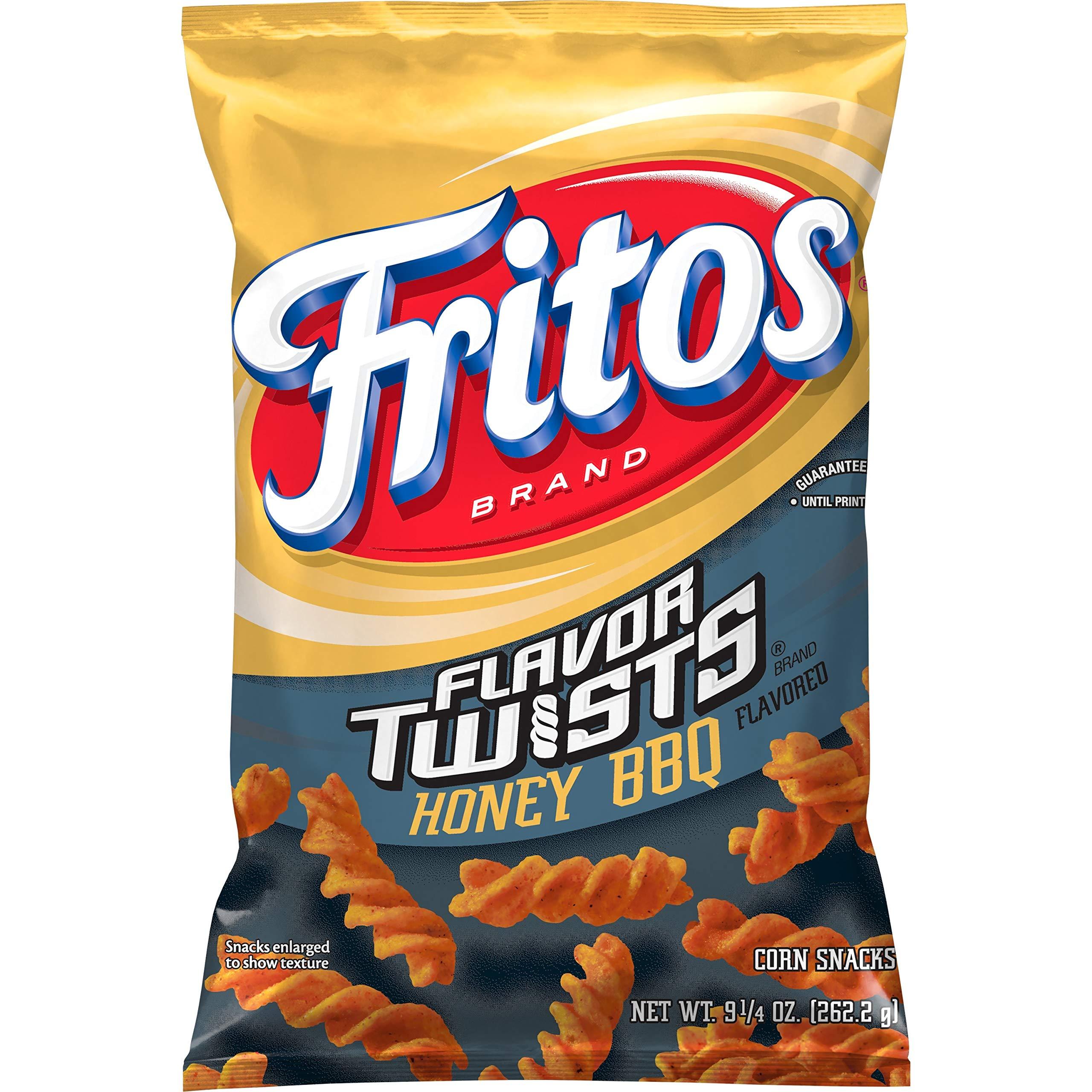 Fritos Fritos Twists Honey BBQ Flavored Corn Chips Bag, 9.25 Ounce