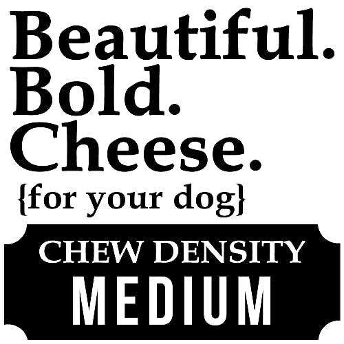 Yellow Yak Yellow Yak Yum Cheese Chew | USA Made | Lactose - Soy - Grain - Gluten Free | for All Dogs | 3 Yum Chews | Real Cheese & Peanut Butter Flavor