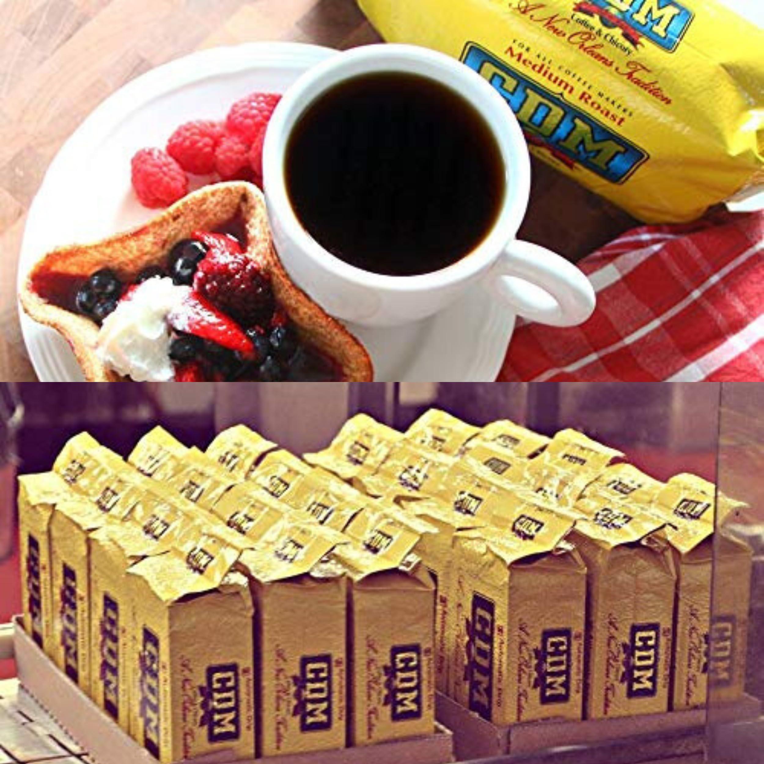 Reily Foods CDM Ground Coffee & Chicory Regular Grind, 13oz Bag (Pack of 4)