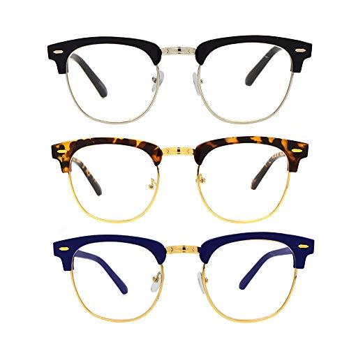 Pop Fashionwear Half Lim Reading Glasses R209-SET OF 3 (Multi, 2.0)