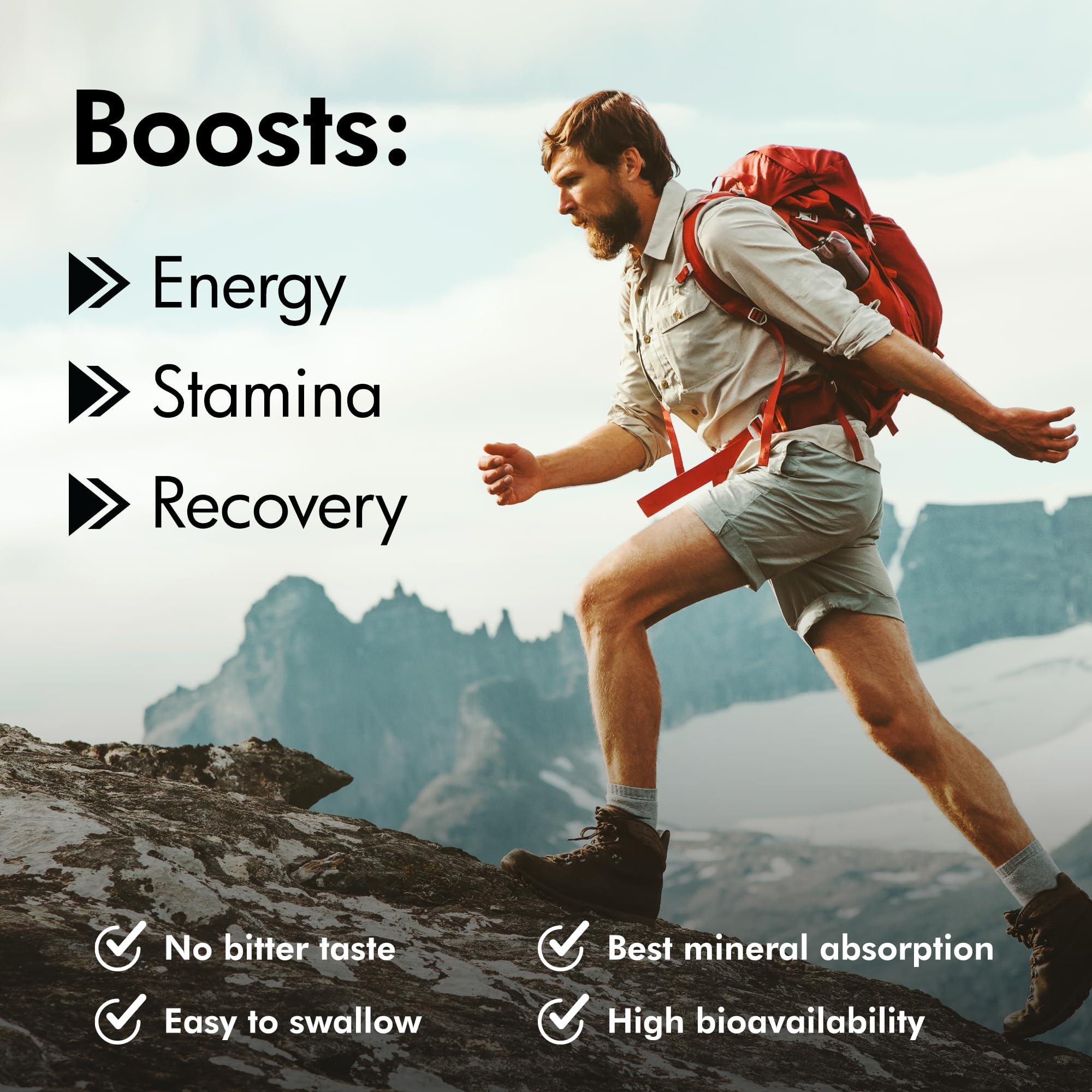 THE MONK Organic Shilajit with Fulvic Acid, Humic Acid, 85+ Minerals- Gold Grade Plus - Same as Resin - Energy, Stamina, Brain Support - 20,000mg, 120 Capsules - Made in The USA