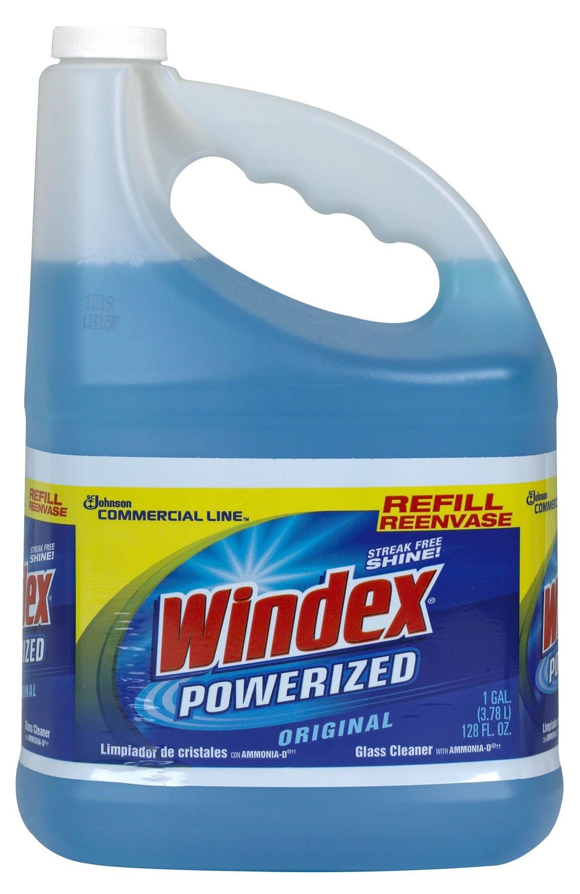 SC Johnson Johnson Wax 90940/12207 128 Oz Windex Original Powerized Glass Cleaner Refill