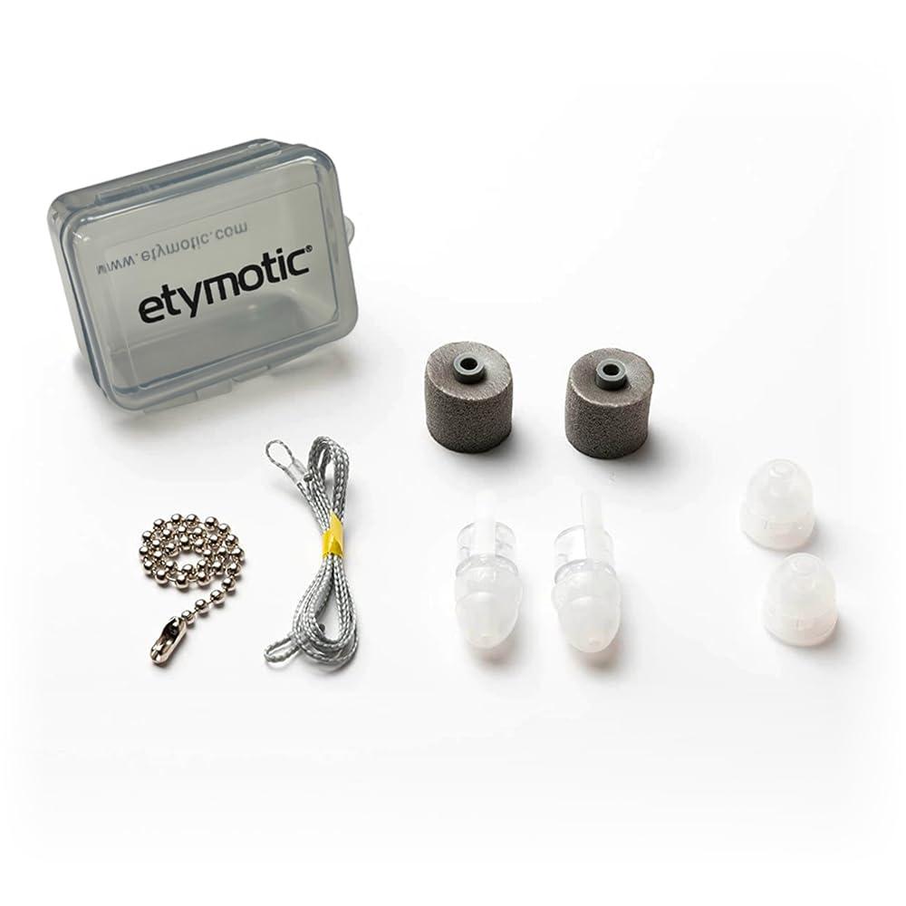Etymotic Research Etymotic Research High-Fidelity Dual Flange Earplugs (Concerts, Musicians, Airplanes, Motorcycles, Sensitivity and Universal Hearing Protection)