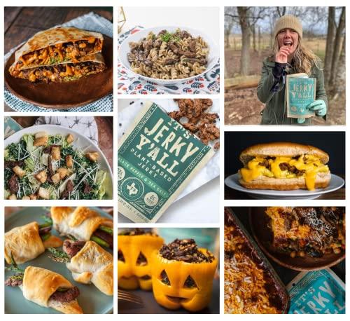 It's Jerky Y'all It's Jerky Y'all Vegan Jerky SEA SALT & PEPPER - Beyond Tender and Tasty Vegan Snacks - High Protein, Low Carb, Non-GMO, Gluten-Free, Vegetarian, Whole30 (2-Pack)