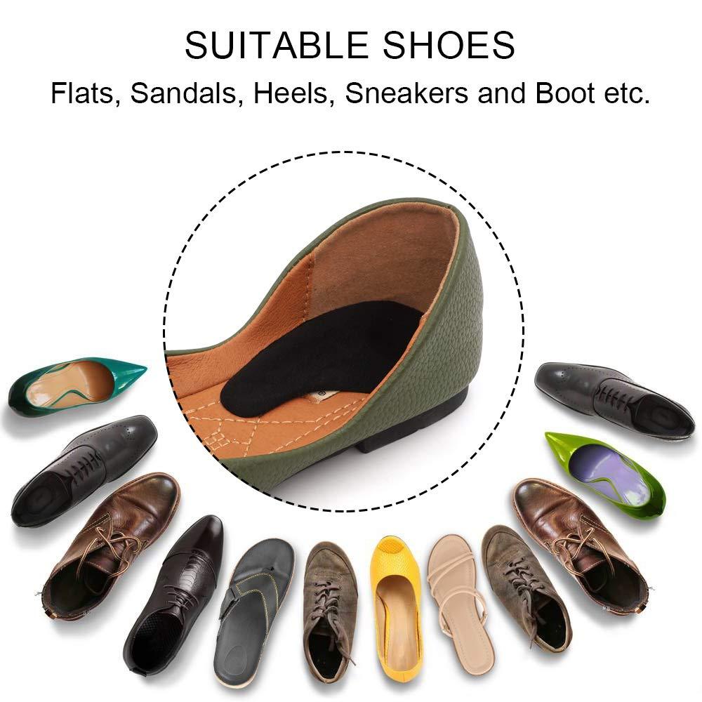 Dr.Foot Dr. Foot's Supination Insoles & Overpronation Insoles, Medial & Lateral Heel Cups for Foot Alignment, Knee Pain, Bow Legs, Osteoarthritis(Medium - Women's 8-11.5|Men's 6-10.5, Black)