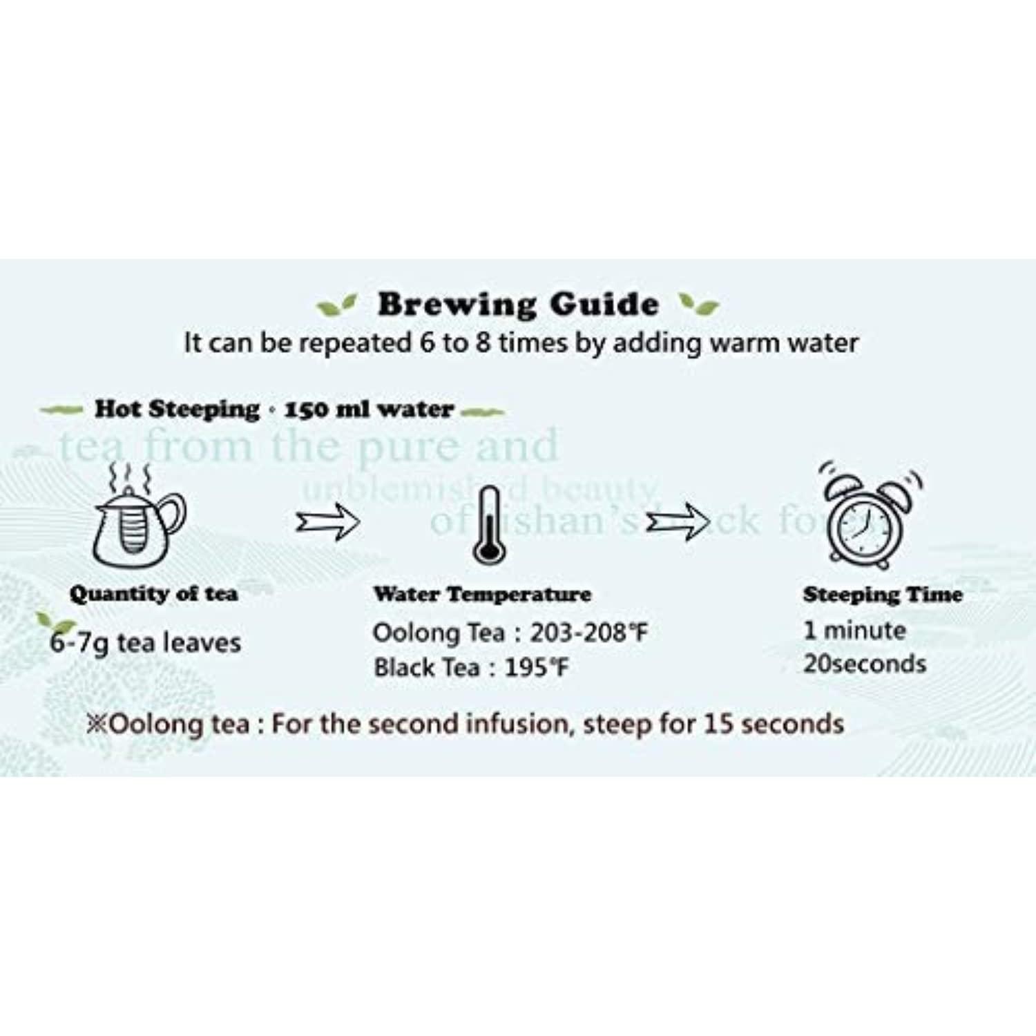 Atlatac 1.7oz Handpicked Loose Leaf Black Forest Winter Harvest Tea Lotus Flower Gift Box Set