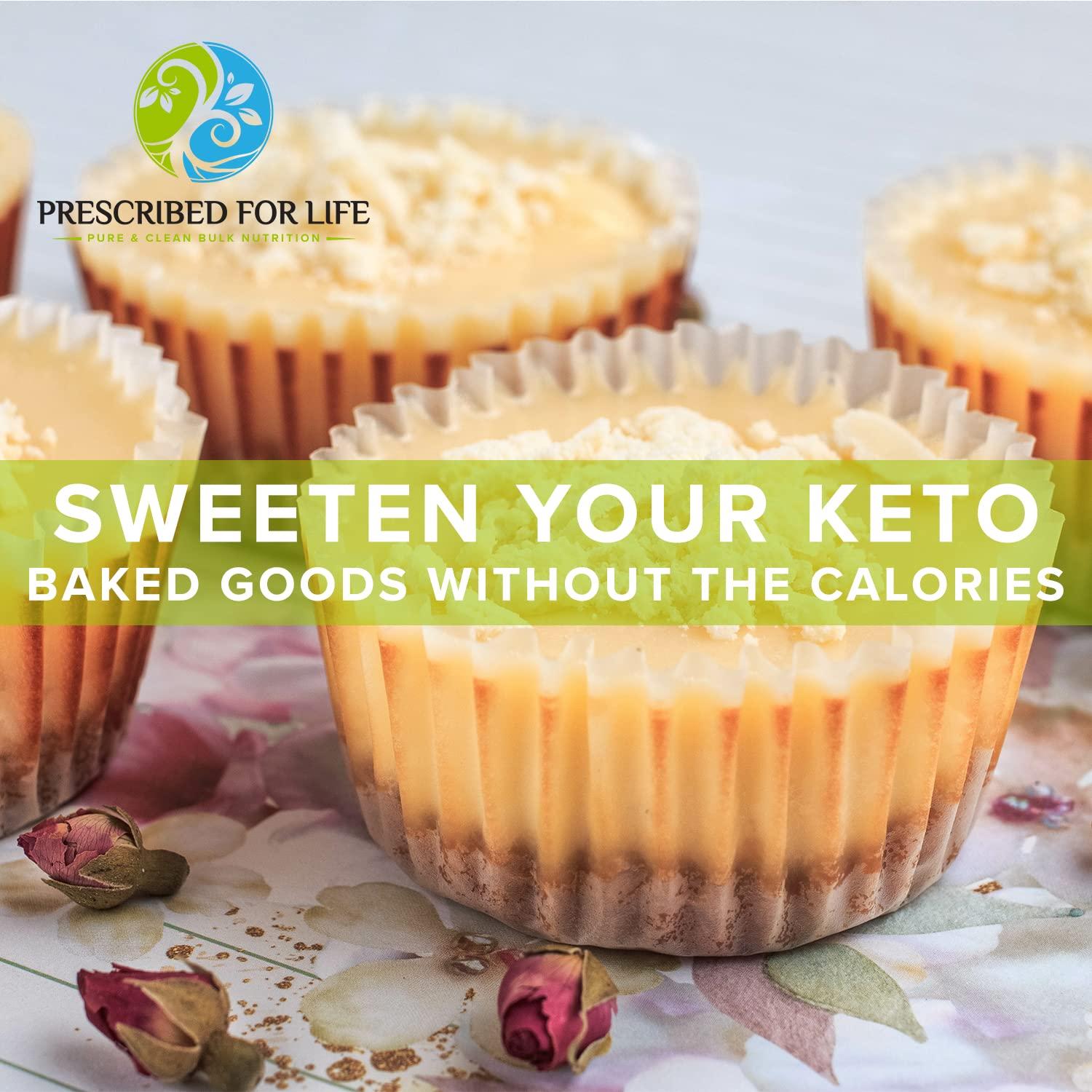 Prescribed For Life Prescribed For Life Ace K Sweetener, Acesulfame Potassium Powder, 200x Sweeter Than Sugar Zero Calorie Sweetener, Kosher, Semi Natural, Granular Sweetener (10kg / 22lb)