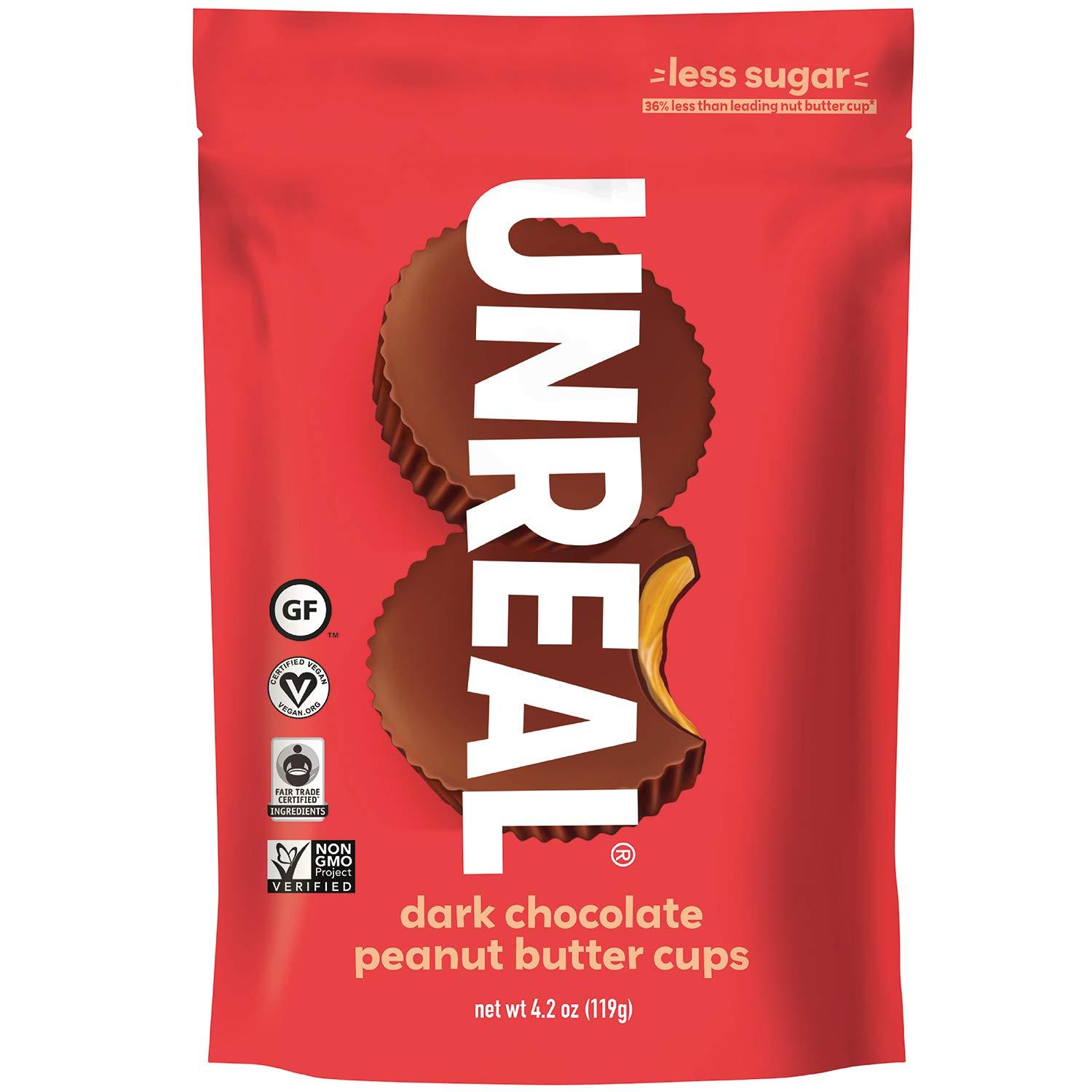UNREAL Unreal Dark Chocolate Peanut Butter Cups, 4.2 oz