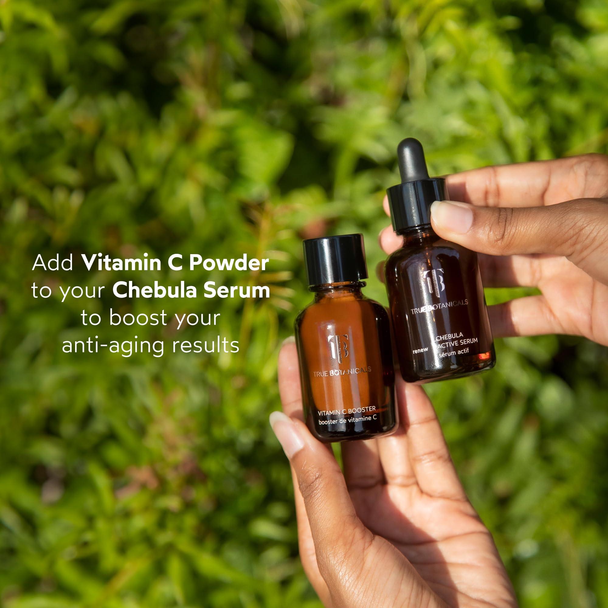 True Botanicals True Botanicals Vitamin C Booster Powder | Treats Dark Spots & Visibly Brightens w/Ferulic Acid | Supercharge Any Serum/Moisturizer | Dermatologist Tested, All Natural, Vegan | 0.5 oz | 14 g