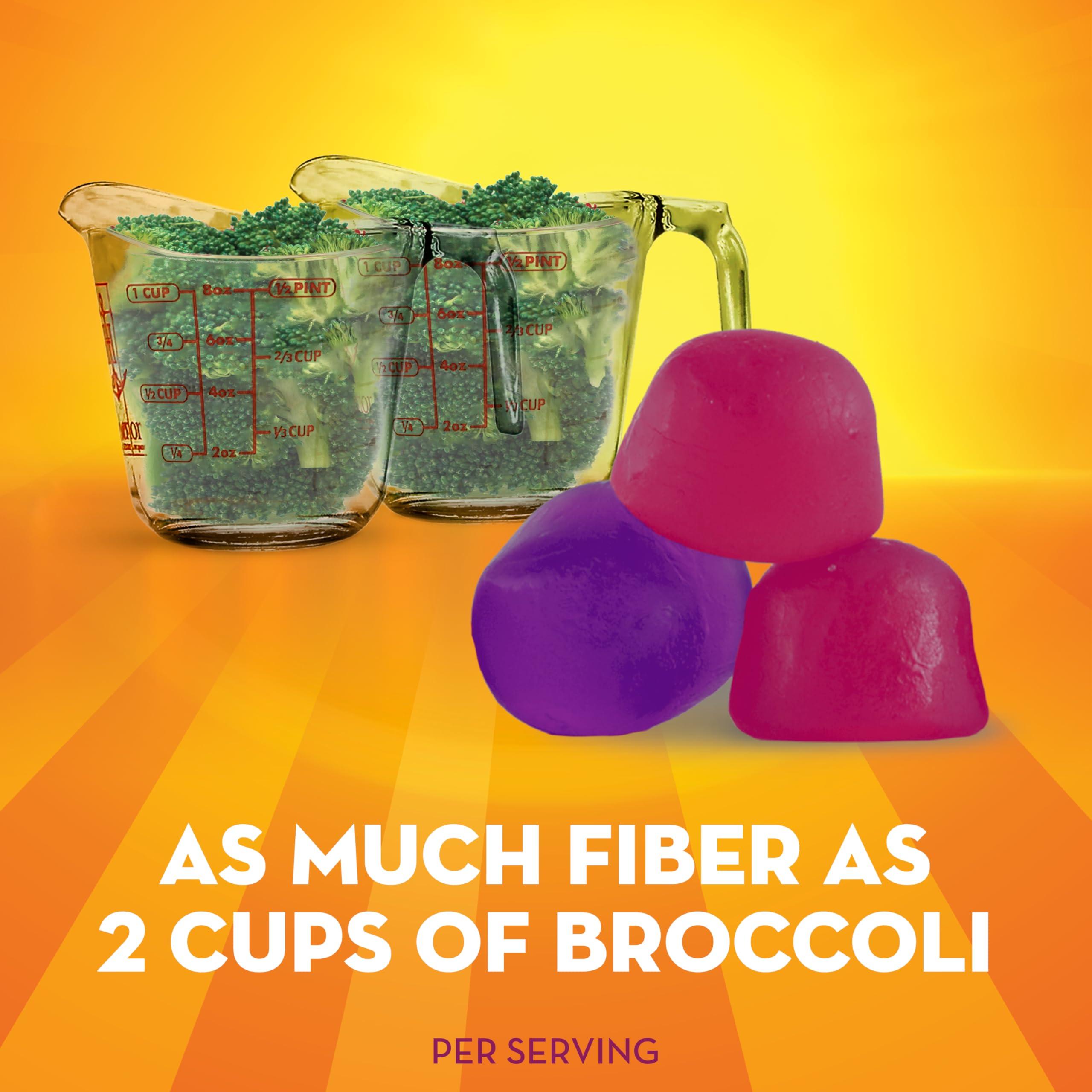 Metamucil Metamucil Fiber Supplement Gummies with Probiotics for Bloating Relief, No Sugar Added Strawberry Kiwi BlackBerry Flavors, 5g Prebiotic Plant Based Fiber Blend, 90 Count