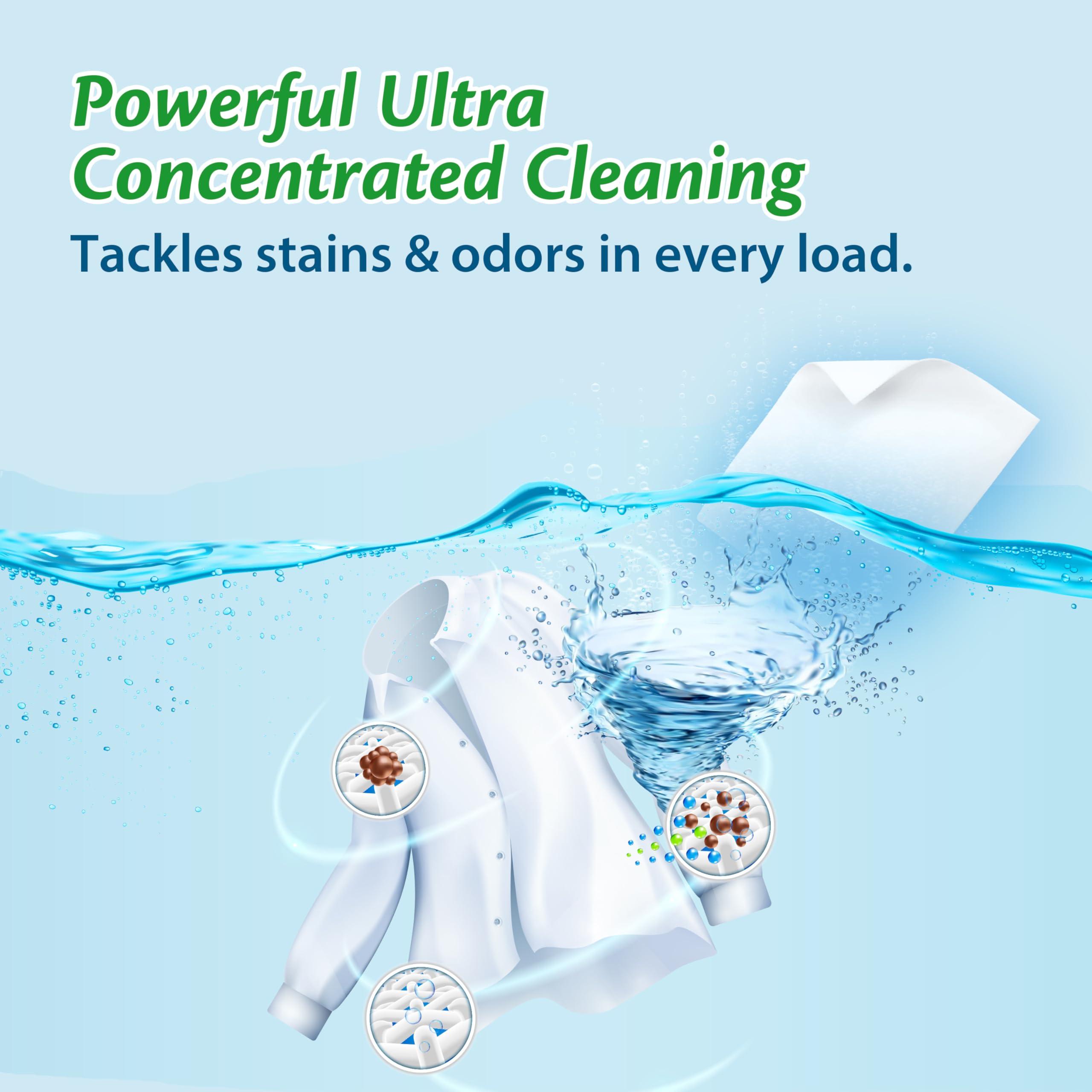 Purecise Purecise Travel Laundry Detergent Sheets, Lightweight & No Mess, Fresh Meadow Scent, 30 Loads Total (10 Loads Per Pack, Pack of 3), Travel Size Toiletries for Cruise & Airplane Travel Essentials