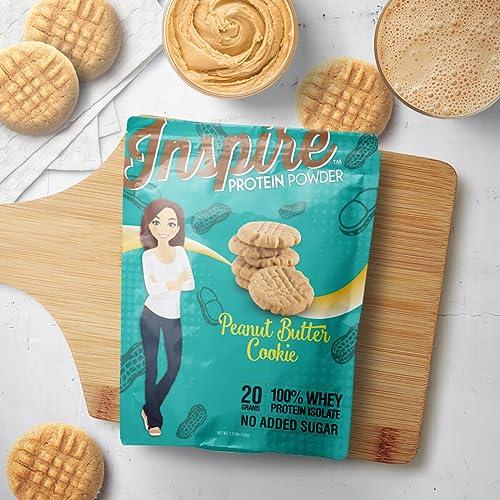 Bariatric Eating Bariatric Eating Inspire Peanut Butter Cookie Whey Protein Isolate Powder (20 Servings)