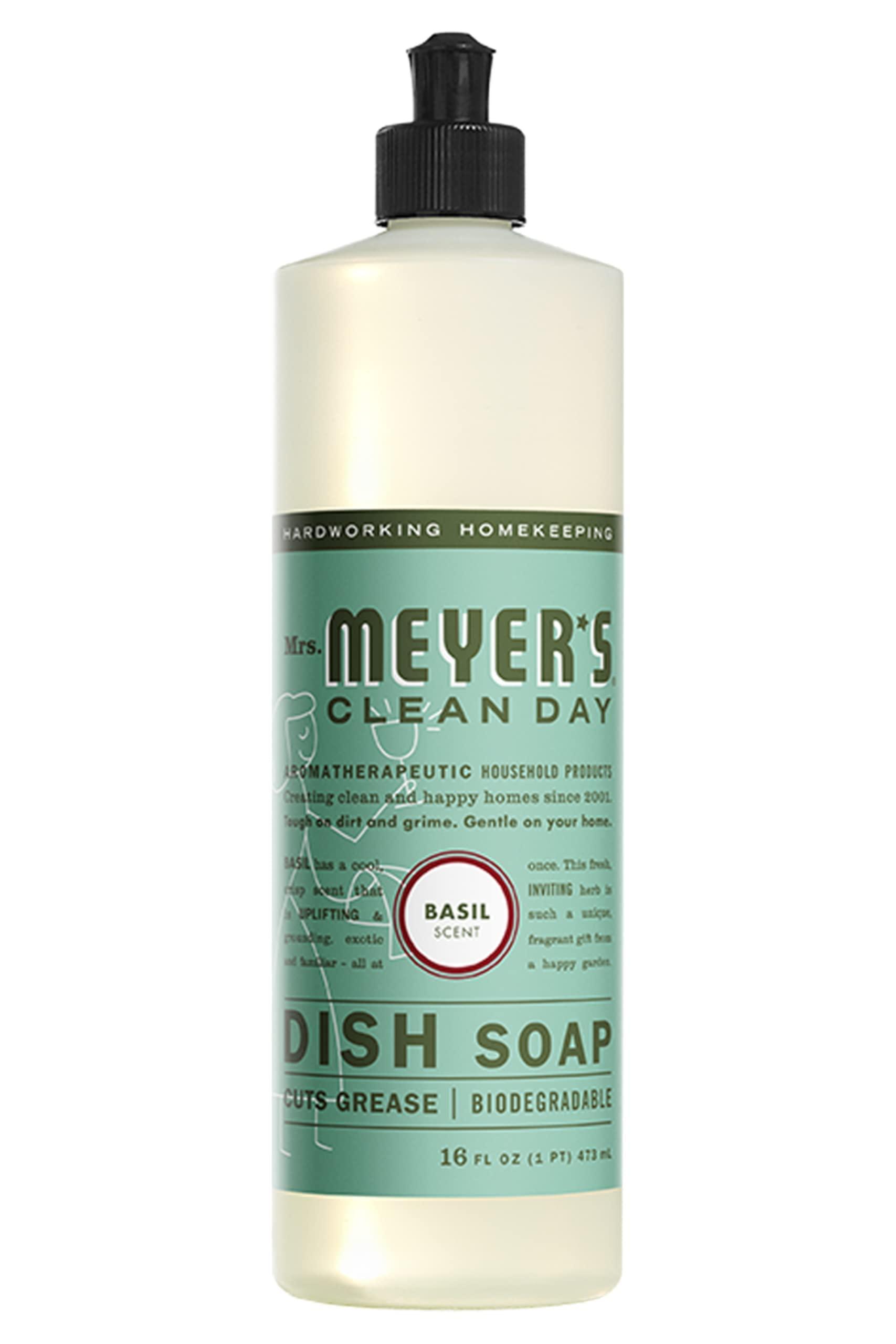 Dish soap Dish soap MRS. MEYER\'S CLEAN DAY Variety Pack, 16 Oz. Includes 6 Scents (Lemon Verbena, Lavender, Basil, Rosemary, Honeysuckle, Peony Scents) Bundle of 6 Items