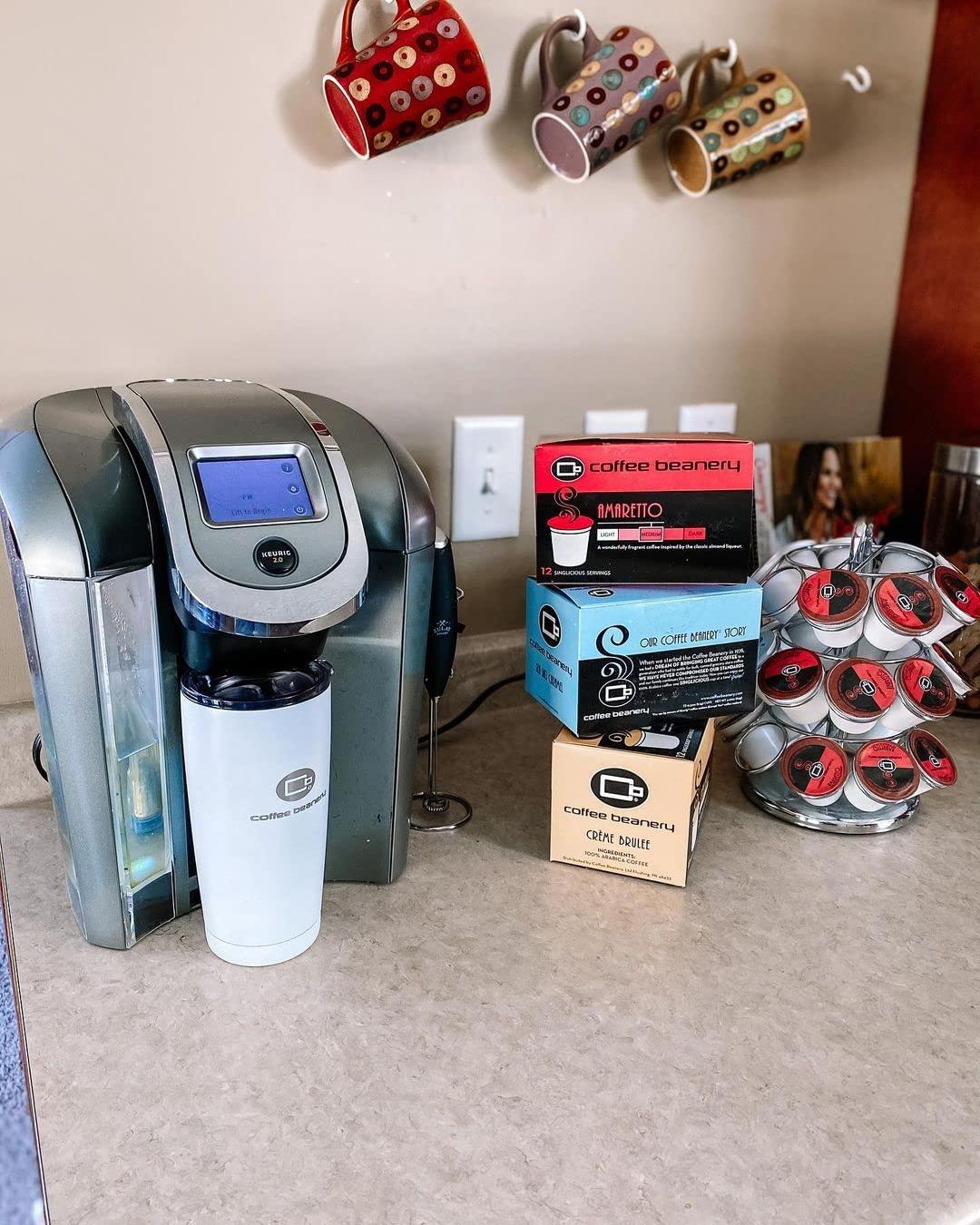 Coffee Beanery Sea Salt Caramel Decaf Coffee Pods by Coffee Beanery | 48ct Bulk Flavored Decaf Coffee Pods Medium Roast Coffee Pods| 100% Specialty Arabica Coffee| Gourmet Coffee Pods