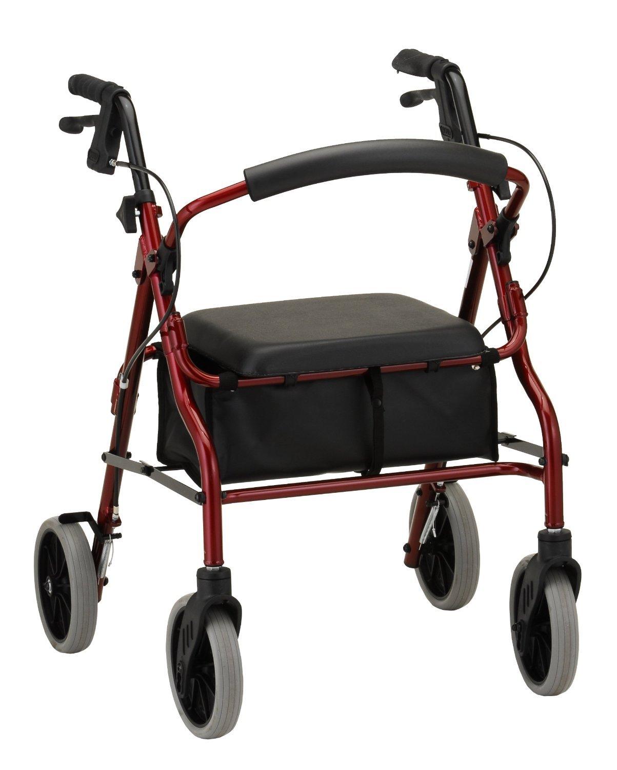 Nova Walker 4 Wheel Zoom 20" Red - Nova 4220RD