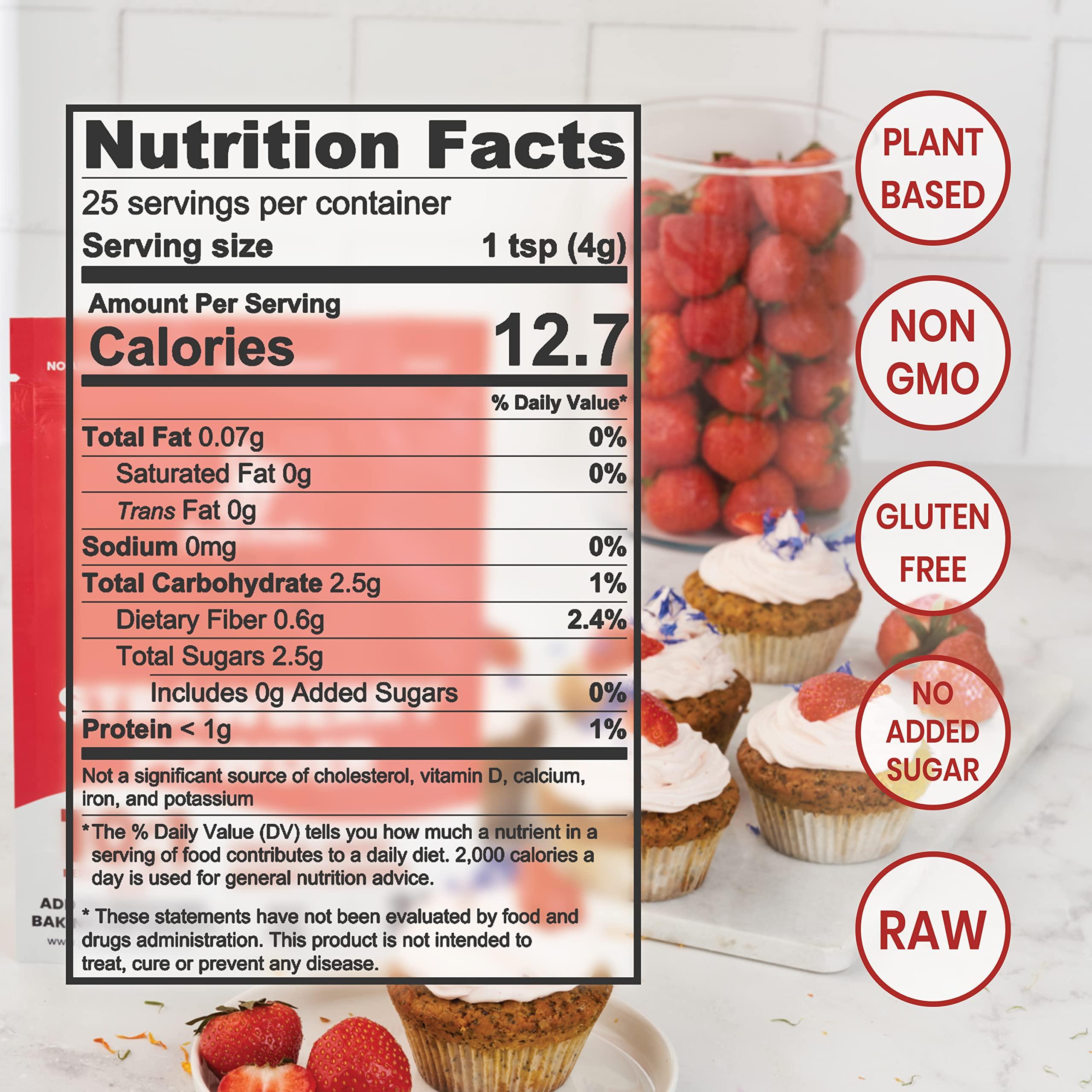 Jungle Powders Jungle Powders Freeze-Dried Strawberry & Organic Wild Cranberry Powders Combo - 3.5oz Strawberry Powder & 5oz Wild Cranberry Powder for Baking, Smoothies, Flavoring - Additive-Free Superfood Extracts