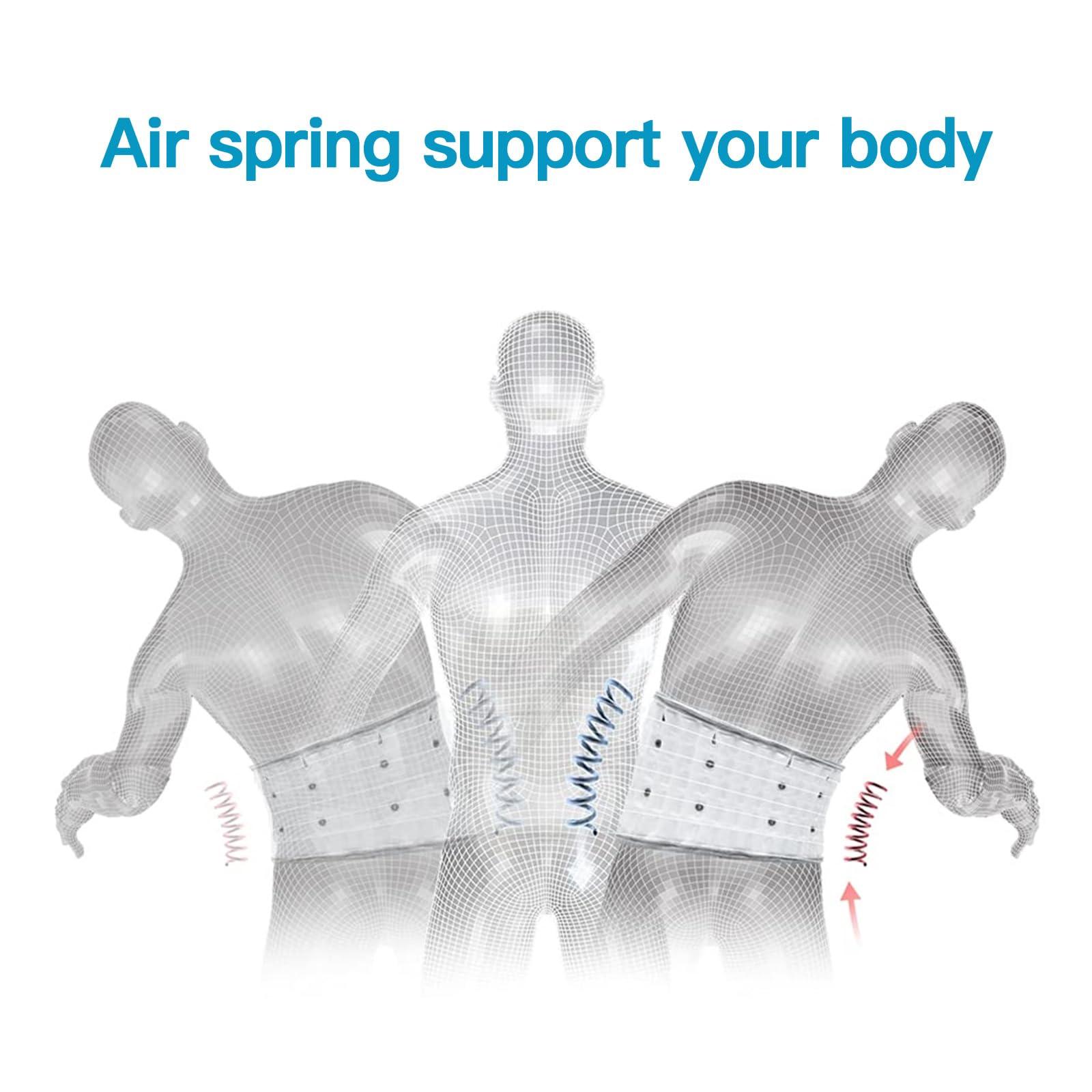 Disk Dr Disk Dr. Decompression Back Belt WG50-G2, Back Reliever W. Air Column Traction 2.0, Back Brace For Lower Back Pain Women&Men, Back Pain Belt, Back Brace Posture Corrector, Home/Work/Sport/Travel/Medical(3XL)