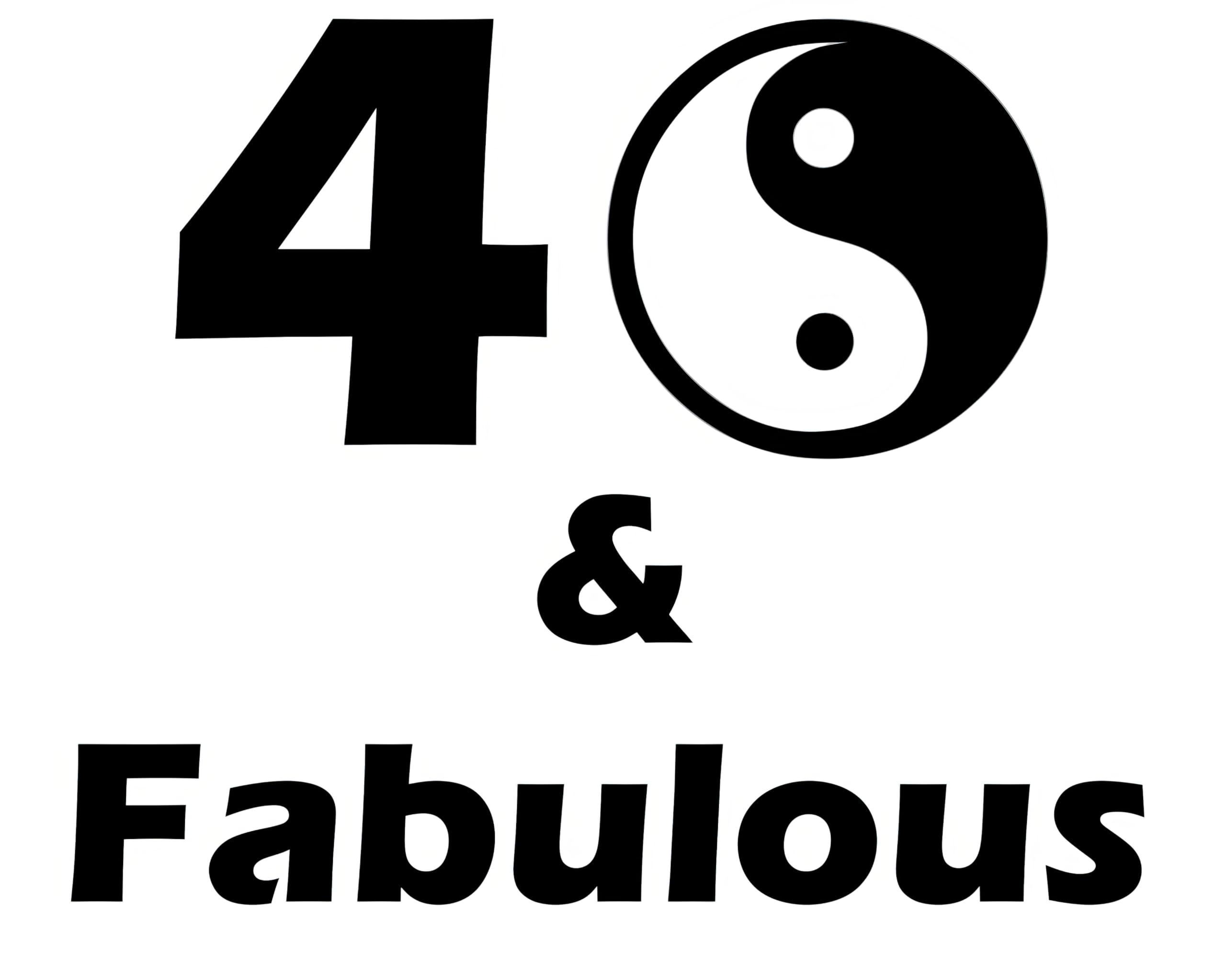 Art of Eric Gunty 2" Round (12 Per Sheet) - 40 & Fabulous Peace Birthday - D22073 - 2D Edible Cake/Cupcake Party Topper - D22073