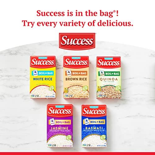 SUCCESS Success Boil-in-Bag Rice, White Rice, Quick and Easy Rice Meals, 21-Ounce Box