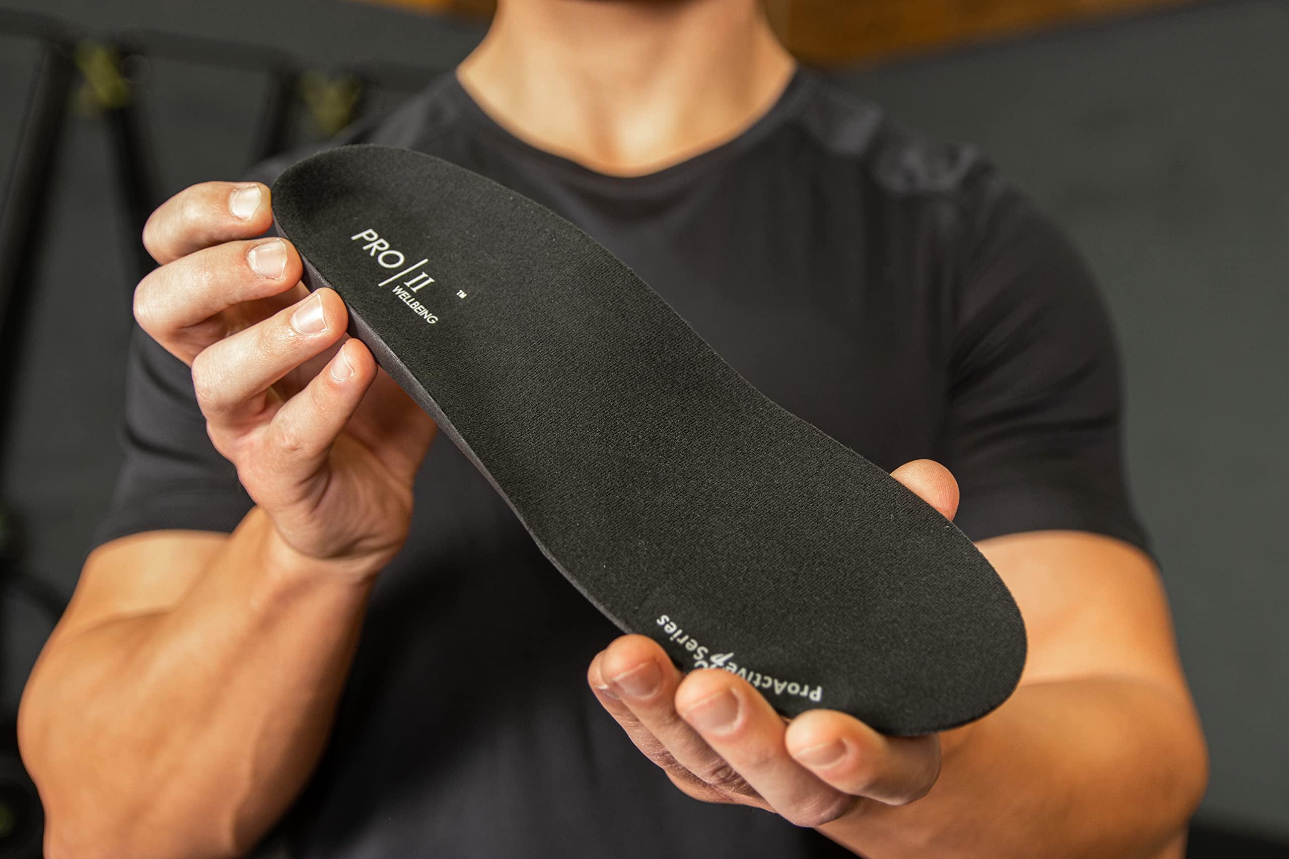PRO 11 WELLBEING PRO 11 WELLBEING- Pro-Active Sports Orthotic Insoles Arch and Plantar Fasciitis Support (7/8.5 UK)