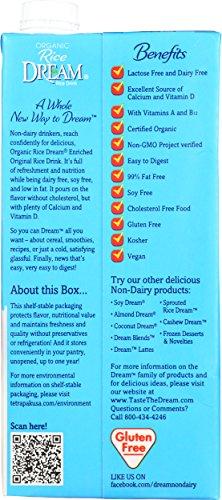 Rice Dream RICE DREAM Enriched Original Organic Rice Drink, 32 Fluid Ounce ( Packaging May Vary )