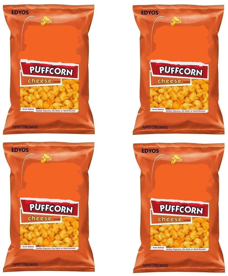 Your Online Store Inc Puffcorn Snacks, Cheese, 4.25 Ounce (Pack of 4)