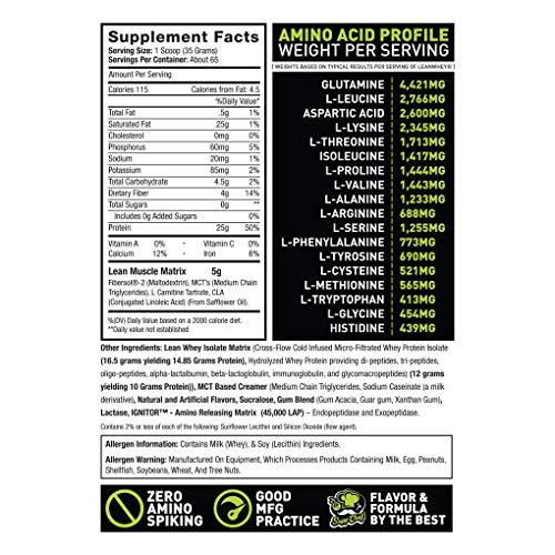 Musclesport Musclesport Lean Whey Revolution™ Protein Powder - Whey Protein Isolate - Low Calorie, Low Carb, Low Fat, Incredible Flavors - 25g Protein per Scoop - 5lb Vanilla Ice Cream