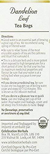 Celebration Herbals Celebration+Herbals+Dandelion+Leaf+Tea+Bags+24+Count
