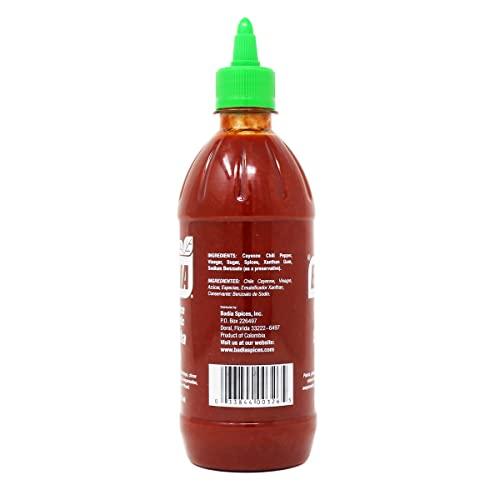 Badia Badia Sriracha Hot Sauce, 17 Fluid Ounce (Pack of 6)