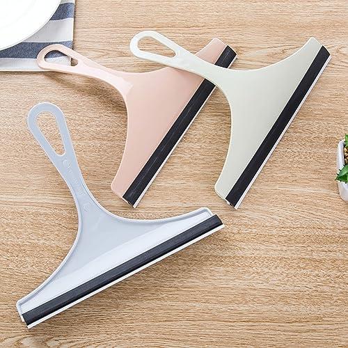 Generic Manual Window Squeegee Small Squeegee for Window Cleaning for Car Windshield Window Mirror Glass Door (Pink)