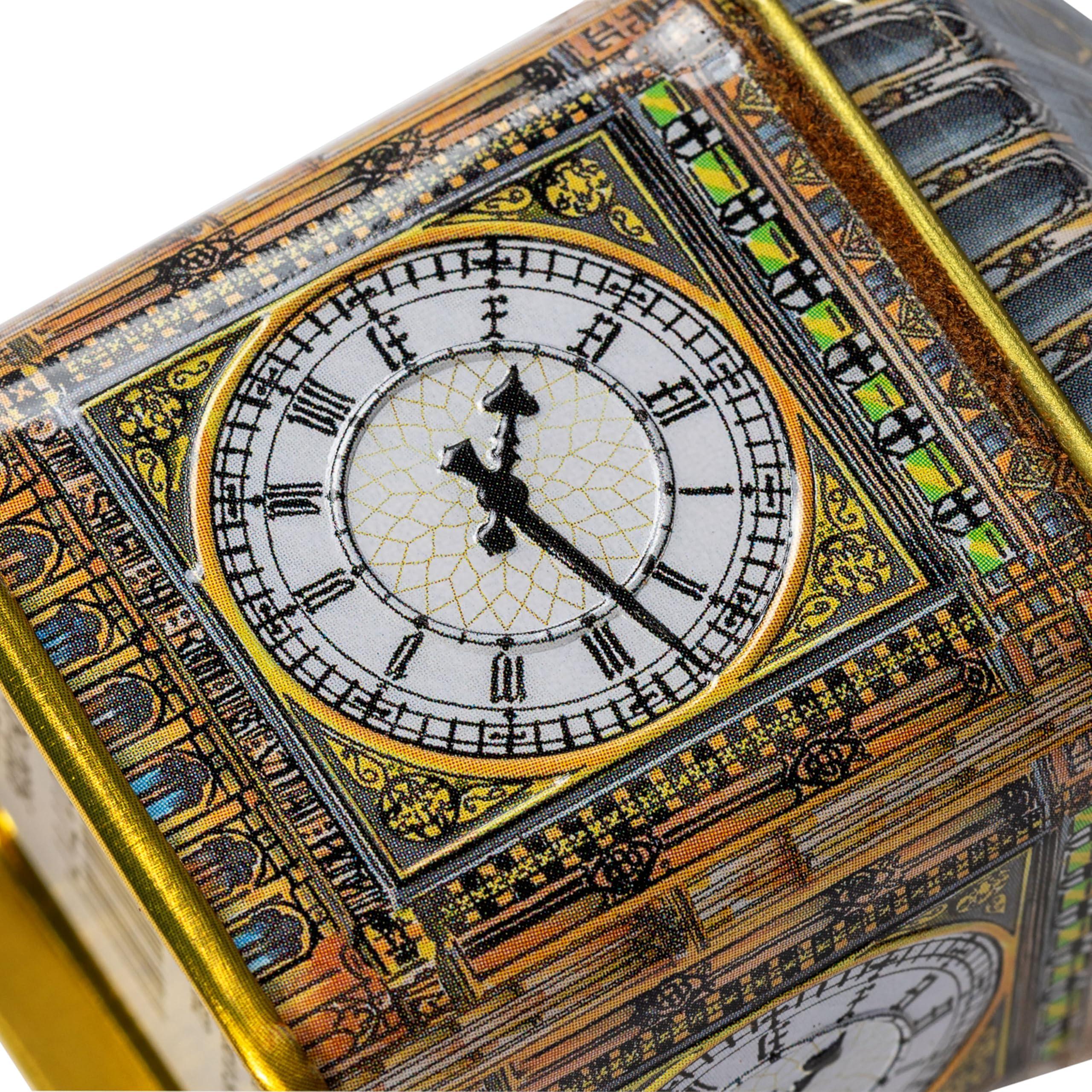 New English Teas British London Sights Tea Tins with Fine English Breakfast Tea, British Souvenir, Big Ben, UK Foods (Loose Leaves)