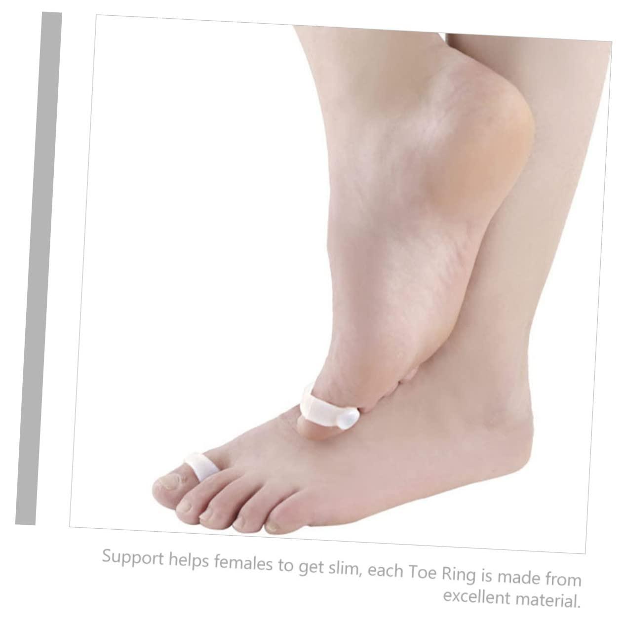 GLEAVI GLEAVI Toe Ring Magnet 20 Pairs Toe Ring Home Acupoint Covers Elastic Toe Cover Ring Versatile Acupoint Covers Practical Acupoint Ring Toe Magnetic Tool Travel Massage Elastic Band