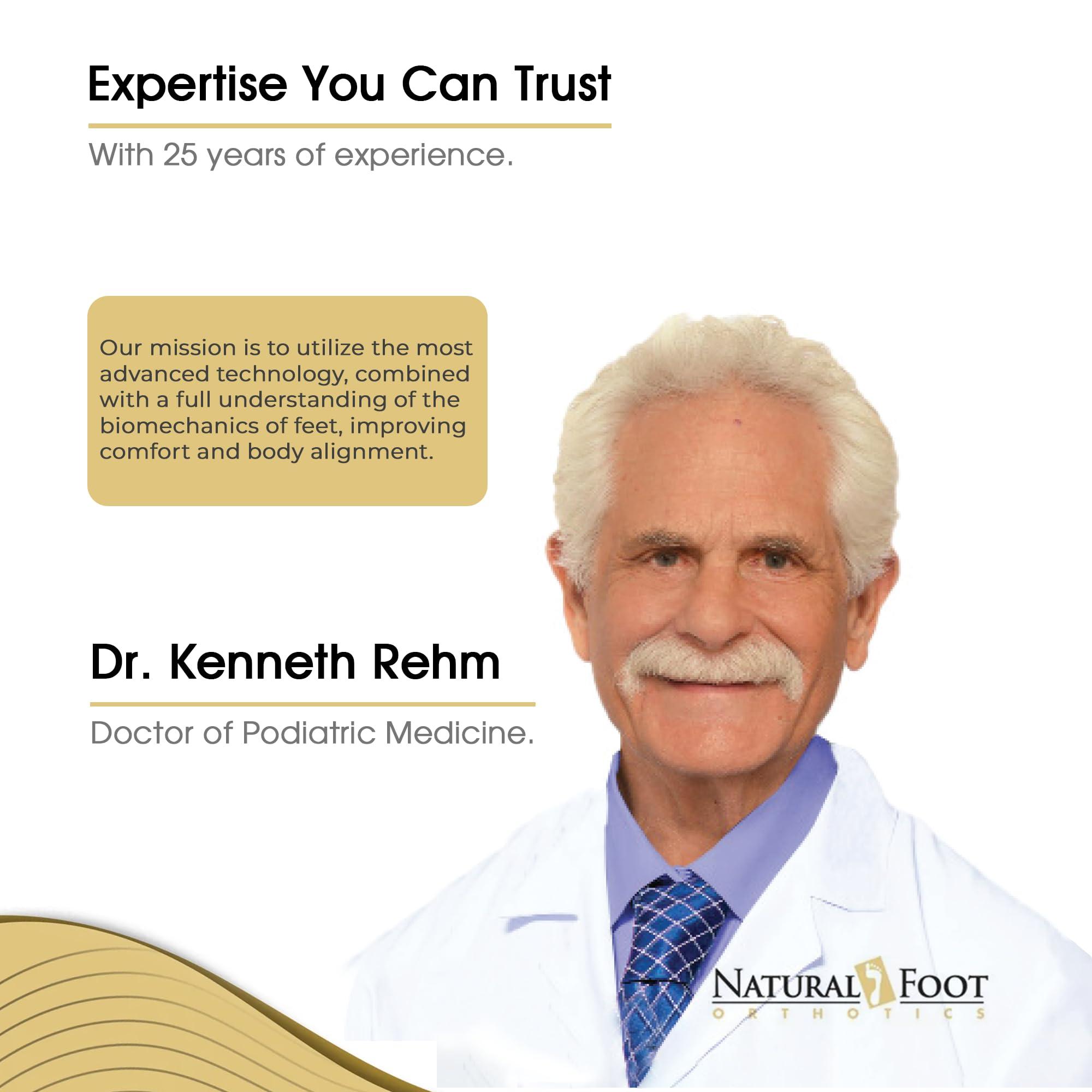 NATURAL FOOT ORTHOTICS Natural Foot Orthotics. Podiatrist Designed for Low to Flat Feet. Recommended for Plantar Fasciitis, Heel Spurs, Bunions, Neuromas, & Hammertoes. USA Made. Slim Stabilizer Arch Support Shoe Insoles