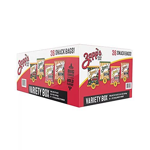Zapp\'s Zapp\'s Potato Chips Variety Pack, 1 Ounce (Pack of 36)