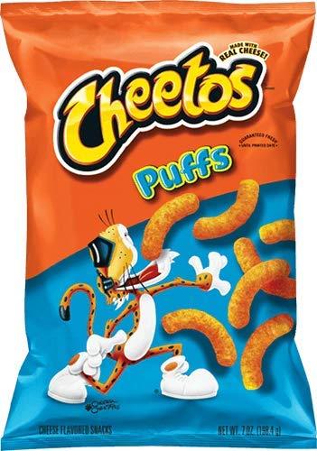 Cheetos CHEETOS Puffs Cheese Flavored Snacks, 1.375 ounce bags (pack of 8)