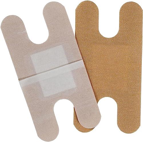 Vakly Adhesive Fabric Knuckle Bandages [Pack of 300] Sterile Heavy Woven Flexible Breathable Adhesive Bandages with Non-Stick Pad 3 x 1.5 (300)