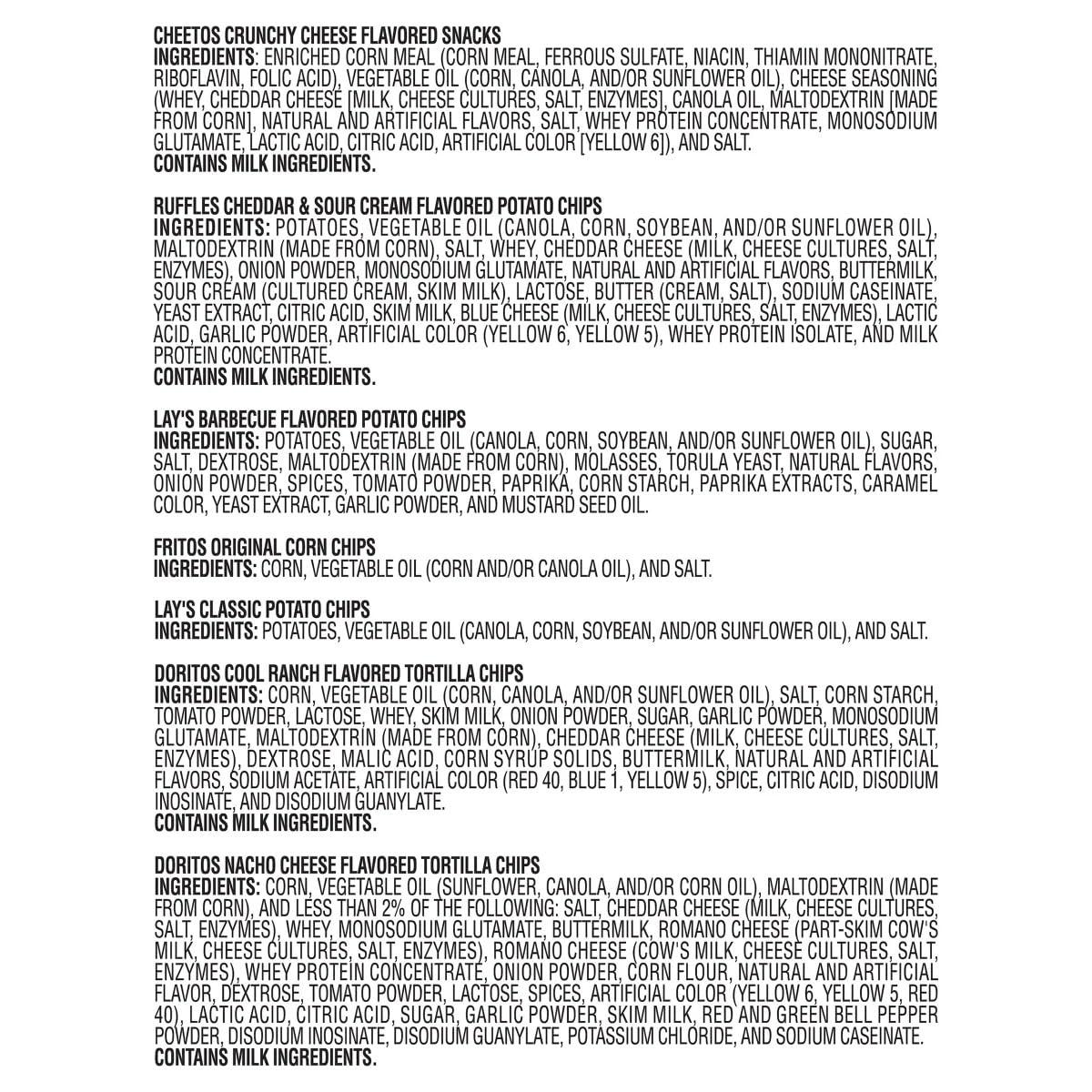 Frito Lay Frito Lay Classic Chips Variety, 1 Ounce (54 Count)