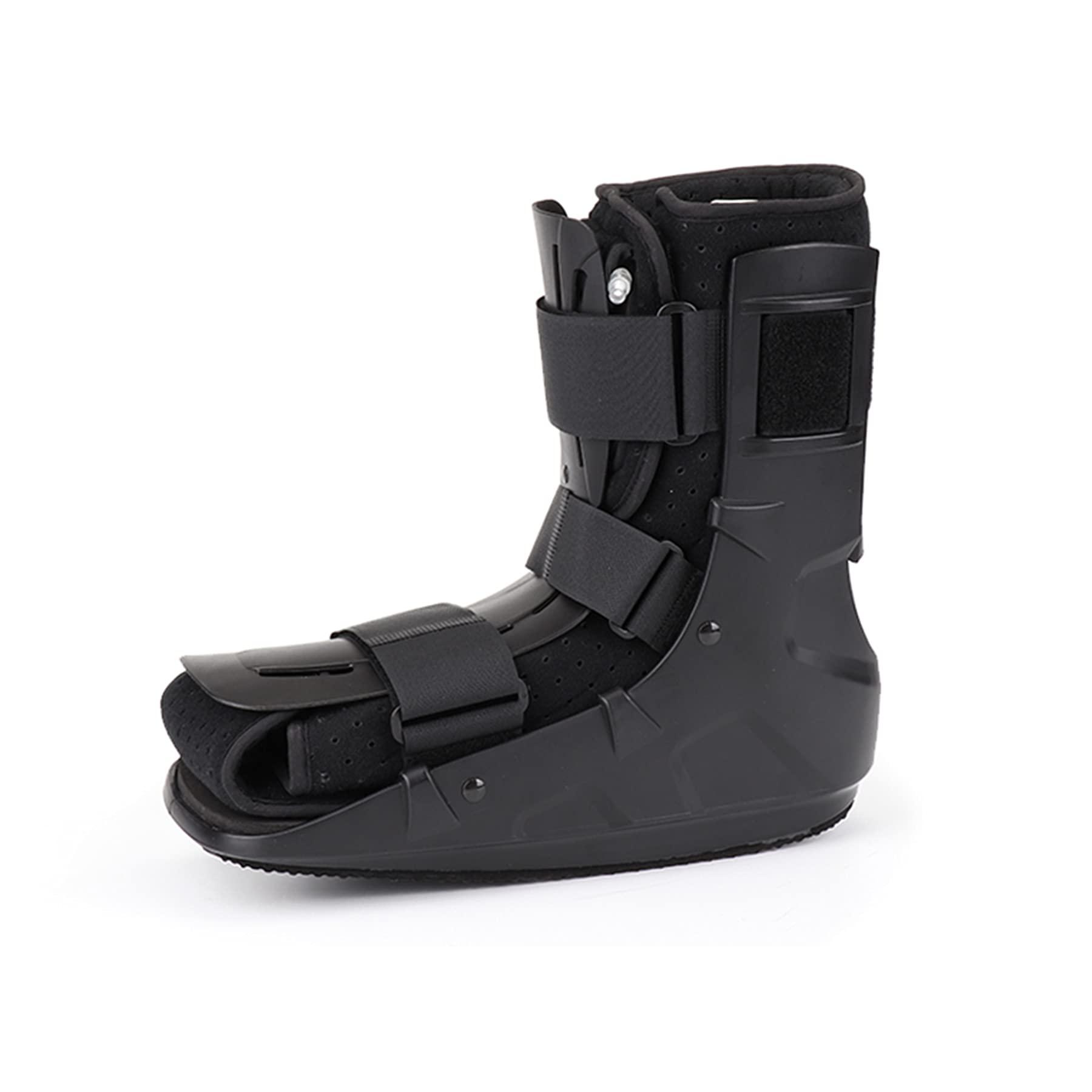 WILLQ Walking Boot for Ankle Fractures and Achilles Tendon Injuries Sprained Ankle for Foot Broken Toe Walking Boots for Men Women Swelling Post Surgery Healing Protection Healing Boot,Left,Middle