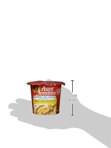 Aunt Jemima Aunt Jemima Buttermilk Maple Pancake Cup, (12 Pack) Packaging May Vary)