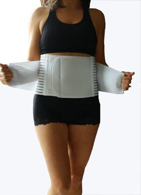 Alpha Medical Alpha Medical Double Closure Abdominal Hernia Binder; Abdominal Hernia Support; Hernia Reduction (Small)