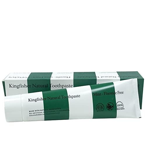 Kingfisher Mint Fluoride Free Toothpaste (100ml) - x 4 Units Deal by KINGFISHER