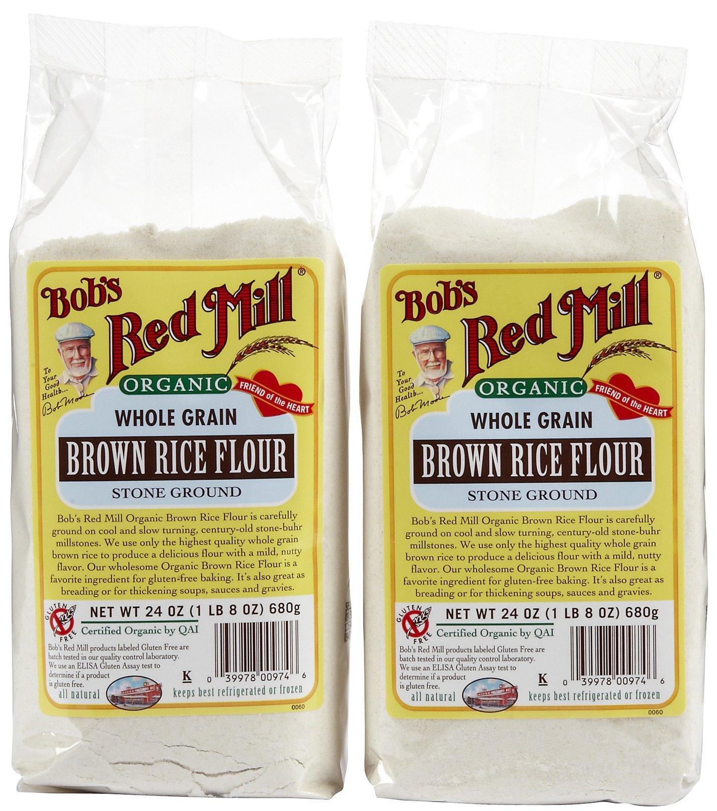 Bob's Red Mill Bob's Red Mill Organic Brown Rice Flour, 24 oz, 2 pk
