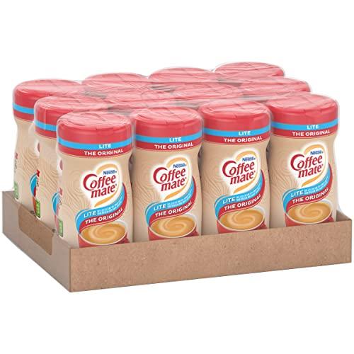 Coffee mate Nestle Coffee mate Coffee Creamer, Original Lite, Non Dairy Powder Creamer, 11 Ounces (Pack of 12)