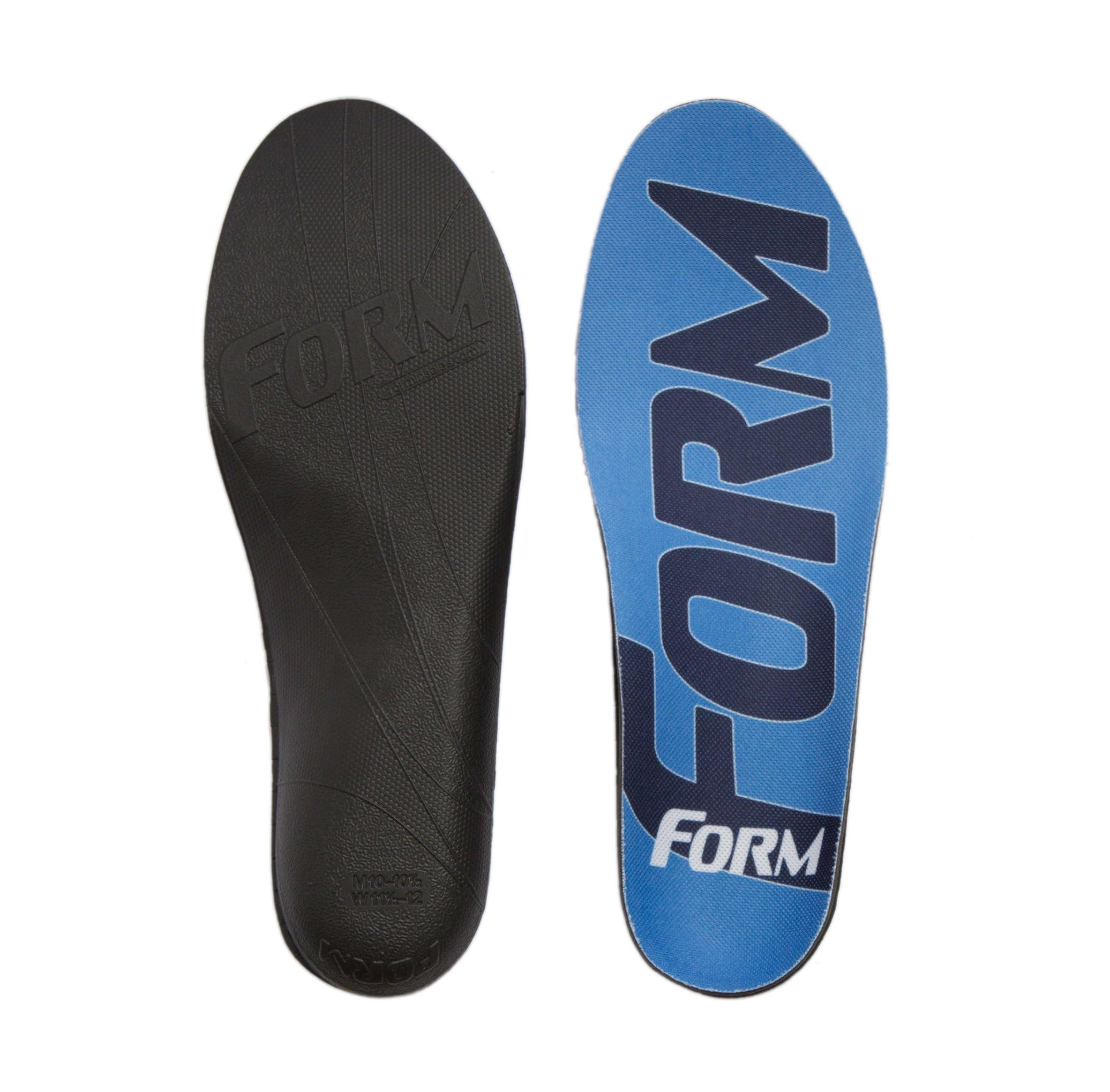 FORM Premium Insoles Maximum Support Plantar Fasciitis Insoles  Custom Form-Fitting Insoles Shoe Inserts for Plantar Fasciitis Women and Men  Shock Absorption - Flat Feet Inserts for All Day Walking & Standing