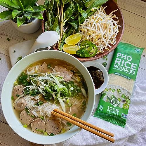 Lotus Foods NOODLES RICE PHO ORG